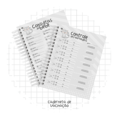 CADERNETA DE SAÚDE MENINO GATINHO PERSONALIZADA - Papel e EVA 