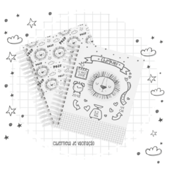 CADERNETA DE SAÚDE MENINO LEÃO ESCANDINAVO PERSONALIZADA - Papel e EVA 