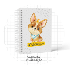 CADERNETA DE SAÚDE MENINO CACHORRINHO PERSONALIZADA - comprar online