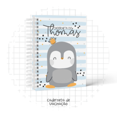 CADERNETA DE SAÚDE MENINO PINGUIN PERSONALIZADA - comprar online
