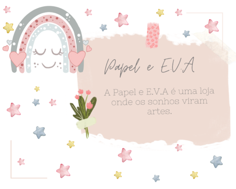 Imagem do banner rotativo Papel e EVA 