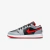 Imagem do Air Jordan 1 Low GS Black Cement Grey Fire Red
