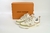 LOUIS VUITTON LEATHER LACE UP FASHIONABLE BOARD SHOES GREY