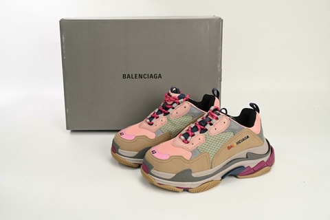 BALENCIAGA TRIPLE S GREY PINK