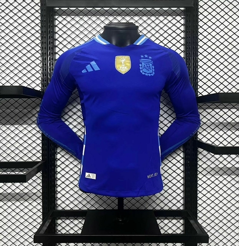 Camisa Player Seleção Argentina Manga Longa 24/25 - Reserva