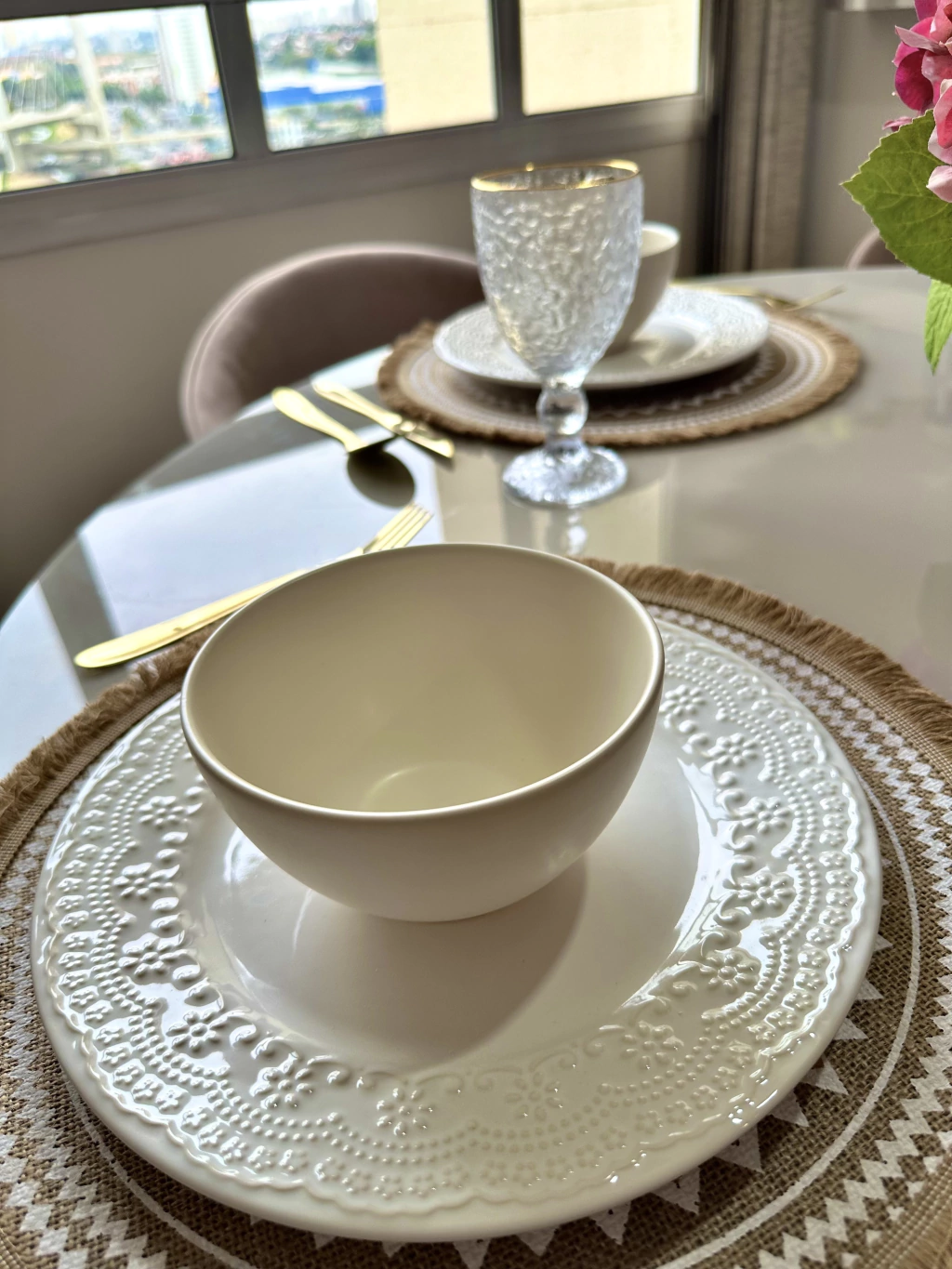 Conjunto de 6 Bowls Liso Transparente Matte 587ml - Porto Brasil