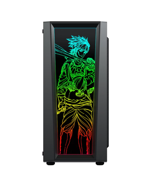 Gabinete Gamer Ninja Eraser, RGB, Mid Tower, Vidro Temperado