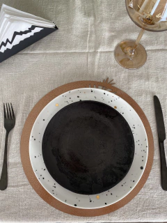 PLATO DE SITIO "PALMA" - TOSCANA DECO
