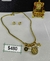 Cadena y aretes Tory Burch