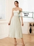 Vestido con falda plisada