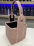 canasta ecocuero rosa 20x20 - comprar online
