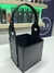 canasta eco cuero negra 20x20 - comprar online