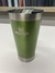 Vaso simil 473ml verde metalizado