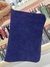 Yerbera de cuero gamuza azul - comprar online