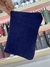 Yerbera de cuero gamuza azul