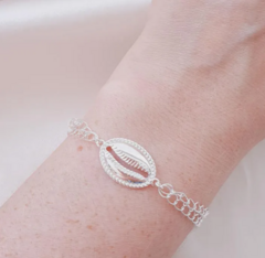 Pulseira Búzios Prata Ref031 - comprar online