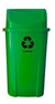 Imagem do Kit 5 Lixeiras Plasticas Coleta Seletiva 60l Com Adesivo