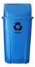 Kit 5 Lixeiras Plasticas Coleta Seletiva 60l Com Adesivo - Limppy