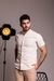 Camisa Gola Padre Linho Natural - comprar online