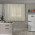 Cortina de Renda para Cozinha Arabesco Lisa 2,20m x 1,20m x 30cm Marfim
