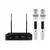 Sistema de Microfone Kadosh K-502M Branco Duplo Sem Fio Recarregável Profissional - K502M - comprar online
