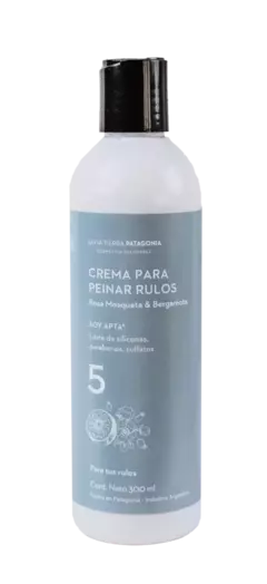 CREMA PARA PEINAR RULOS - ROSA MOSQUETA Y BERGAMOTA