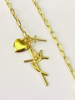 Pulseira Fé e coração
