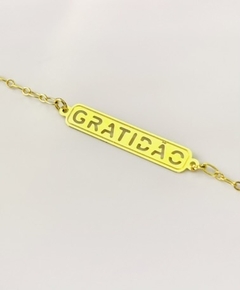 Pulseira Gratidão