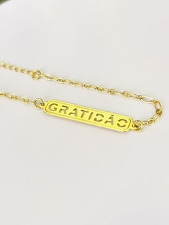 Pulseira Gratidão na internet