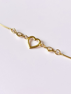 Pulseira Coração Corrente veneziana - comprar online