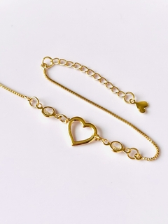 Pulseira Coração Corrente veneziana