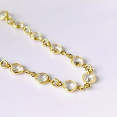 Choker Pedras Cristais