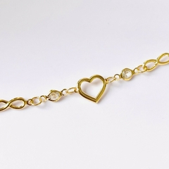 Choker Coração e Infinitos - comprar online