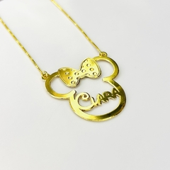 Colar Minnie com Nome "Clara" - comprar online