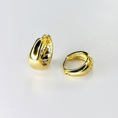 Dupla de Argolas Ovais Lisas - comprar online
