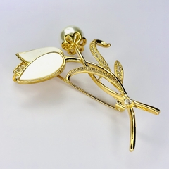 Broche de Roupa Madre Pérola, Pérola e Cravejados - comprar online