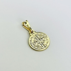 Pingente Medalha São Bento dois lados M