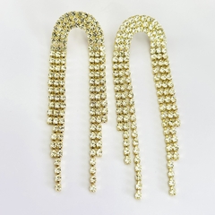 BRINCO FRANJAS CURVADAS COM STRASS - comprar online