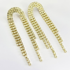 BRINCO FRANJAS CURVADAS COM STRASS