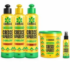 Kit Completo Cresce & Aparece Chikas Cosméticos