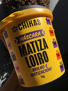 Mascara Matiza Loiro 1kg Matização e Brilho Chikas Cosméticos na internet