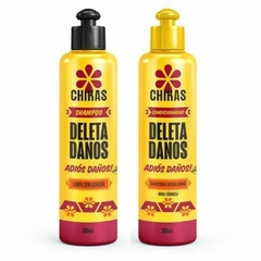 Kit Shampoo + Condicionador 300ml Deleta Danos Chikas Cosmeticos