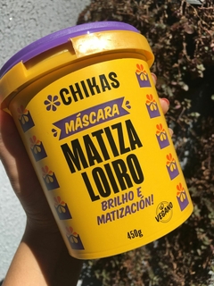 Mascara Matiza Loiro 450g Chikas Cosméticos Brilho e Restauração - comprar online