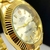 1ª Linha Datejust - dourado e branco - Pulseira de aço na internet