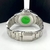 1ª Linha Submariner - prata, verde e branco - Pulseira de aço - loja online