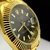 1ª Linha Datejust - dourado, preto e branco - Pulseira de aço na internet