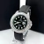 1 ª Linha Submariner Cravejado com pedras de zircônia - prata, preto e branco - comprar online
