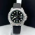 1 ª Linha Submariner Cravejado com pedras de zircônia - prata, preto e branco