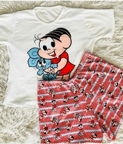 Pijama T-shirt Curto Tamanho único Mônica - comprar online