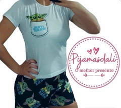 Pijama T-shirt Curto Tamanho único Baby Yoda
